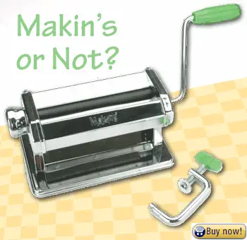 Makin's Polymer Clay Pasta Machine with clamp