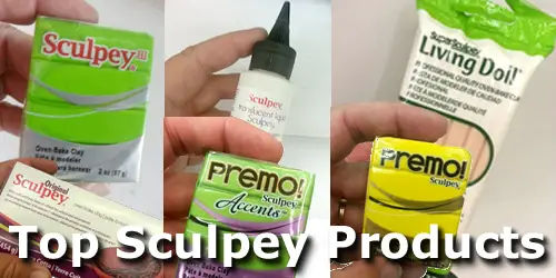 Top Sculpey polymer clay products and baking directions